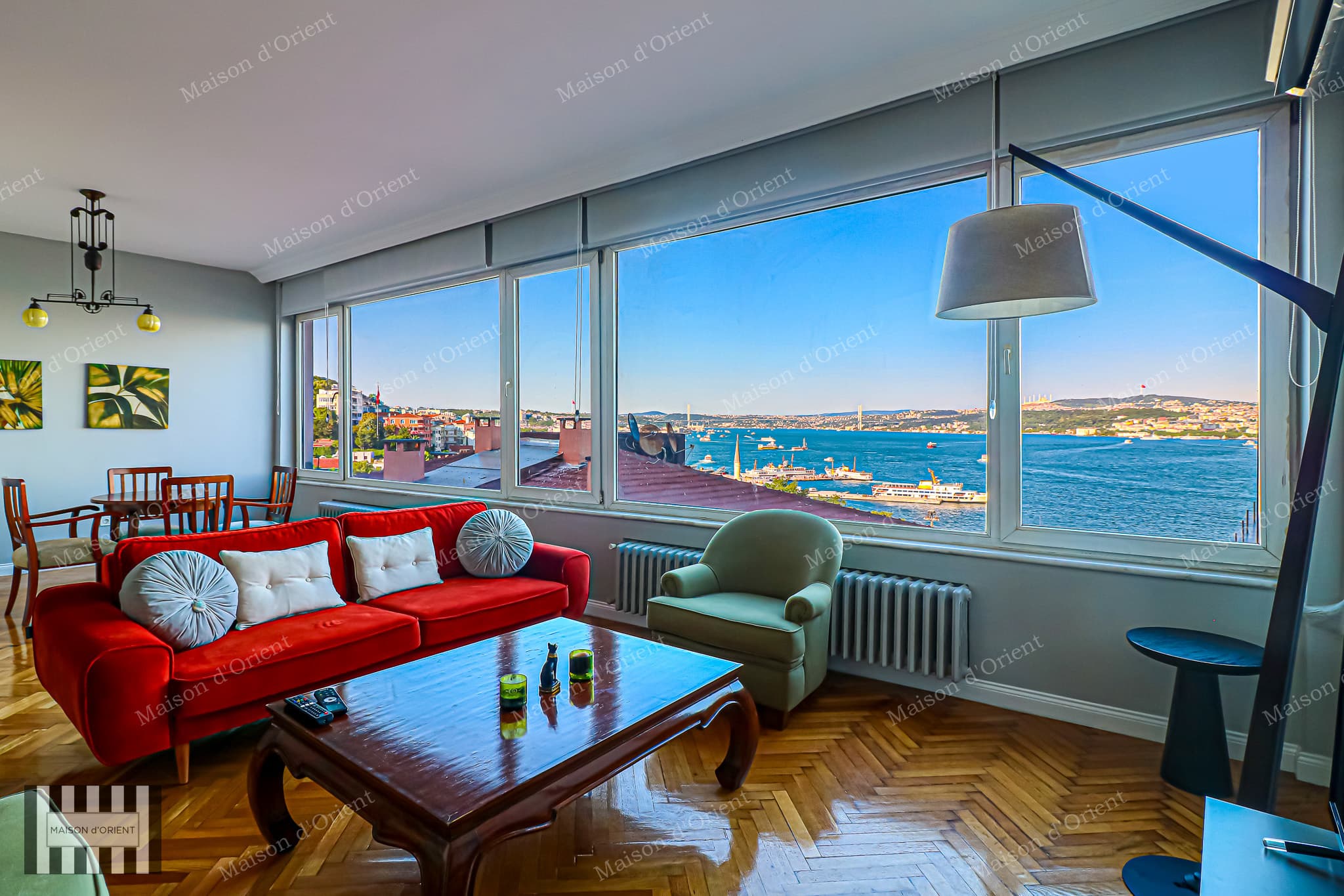 İstanbul Cihangirde Boğaz Manzaralı 2+1 90m2